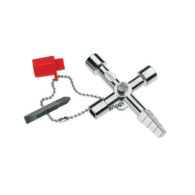 Knipex Profi-Key 11 Way Cabinet Control Key Multi Colour (One Size) from B&Q