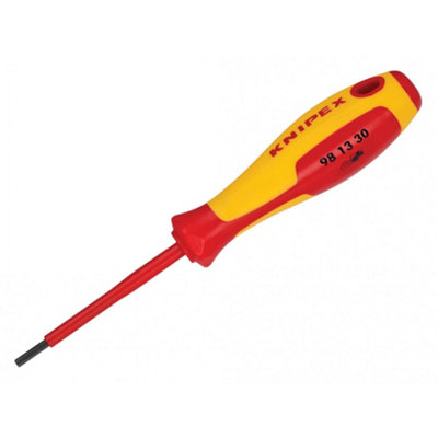 Knipex Vde Screwdriver For Hexagon Socket Screws 3.0 X 182mm Multi Colour (One Size) from B&Q