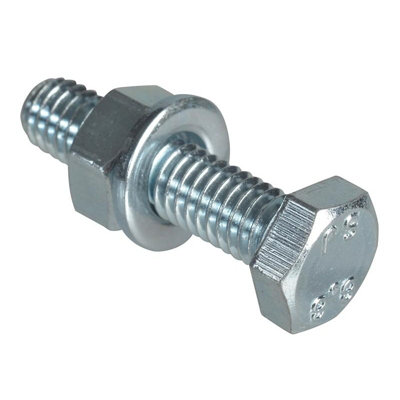 Forgefix High Tensile Set Screw 8.8 GradeZp Multi Colour (M6 X 25mm Forgepack 12) from B&Q