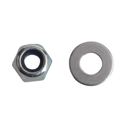 Forgefix Hexagonal Nuts With Nylon InsertsZp Multi Colour (M3 Forgepack 60) from B&Q