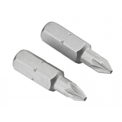  - Irwin Screwdriver BitsPozidriv Multi Colour (Pz1 25mm Pack Of 2)