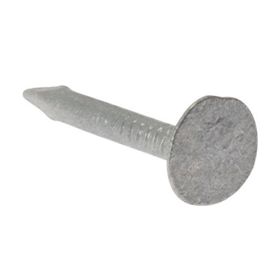  - Forgefix Clout NailsExtra Large HeadGalvanised Galvanised (30mm Bag Weight 500G)