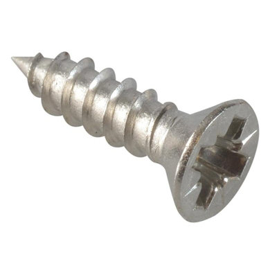 Forgefix Self-Tapping ScrewsPoziCskA2 Stainless Steel Multi Colour (1/2In X 6 Forgepack 40) from B&Q