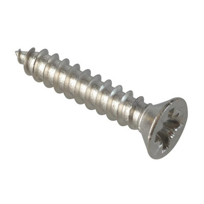 Forgefix Self-Tapping ScrewsPoziCskA2 Stainless Steel Multi Colour (3/4In X 6 Forgepack 35) from B&Q