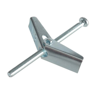 Forgefix Plasterboard Spring Toggle Zp M3 X 50mm Forgepack 8 Multi Colour (One Size) from B&Q