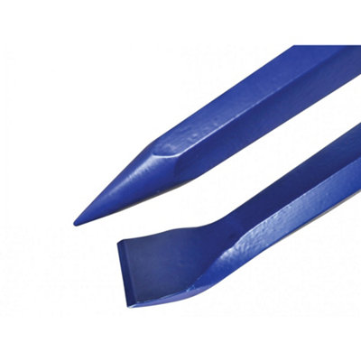 Faithfull Bent Chisel Digging Bar 6.4Kg 25mm X 1.5M Multi Colour (One Size) from B&Q