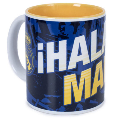 Real Madrid Cf Hala Madrid Mug Blue/white/yellow (One Size) from B&Q