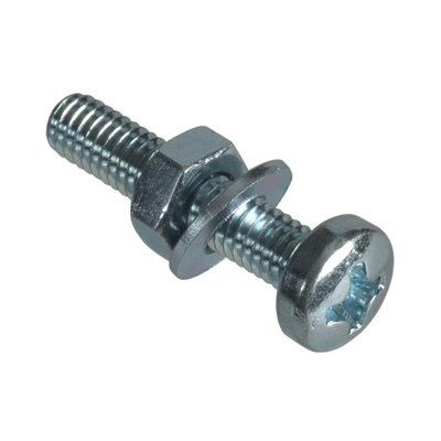  - Forgefix Machine ScrewsPoziPan HeadZp Multi Colour (M4 X 20mm Forge Pack 40)