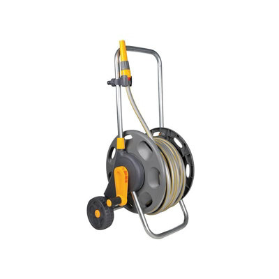 Hozelock 60M Embled Hose Cart + Hose Multi Colour (50M Hose) from B&Q