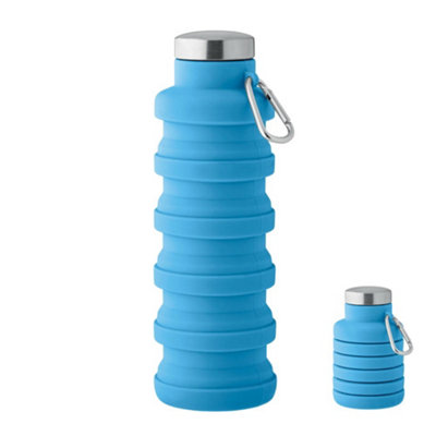 Midocean Kolapsi Collapsible 500Ml Water Bottle Baby Blue (One Size) from B&Q