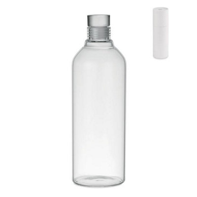 Midocean Large Lou Borosilicate Gl 1L Water Bottle Transparent (One Size) from B&Q