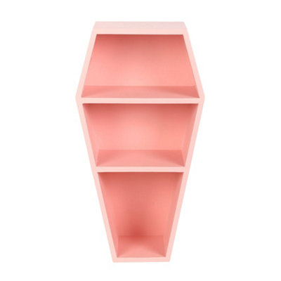 Something Different Coffin Shelf Pink (One Size) from B&Q