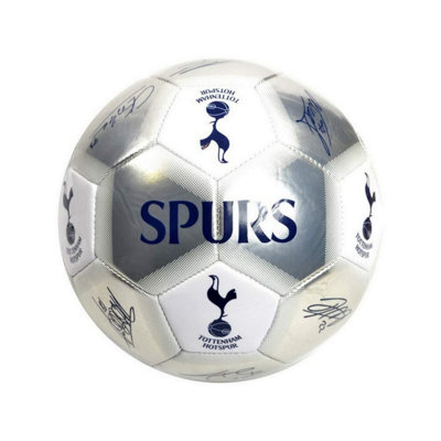 Tottenham Hotspur Fc Signature Football Silver (5) from B&Q
