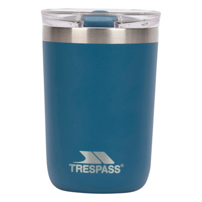 B&Q -  Rounder Stainless Steel Travel Cup Navy (One Size)
