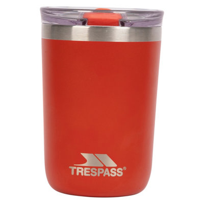 Trespass Unisex Red Rounder Stainless Steel Travel Cup In - Image 6