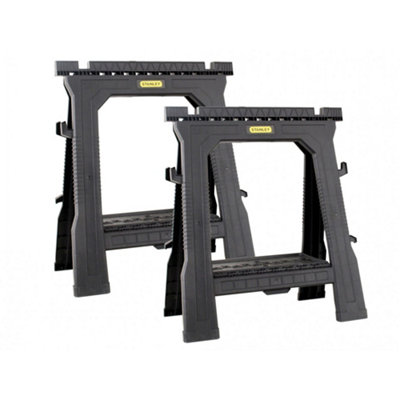 Stanley Unisex Multicolor Folding Sawhorses (Twin Pack) 450Kg - Image 3