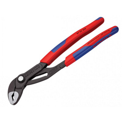 Knipex 87 02 250 Cobra Water Pump Pliers Multi-Component Grip 250Mm - Multi Colour - Multi Colour - One Size - Image 4