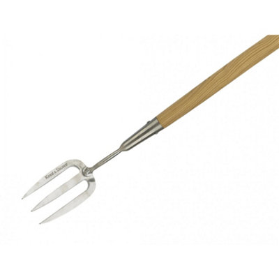 B&Q -  Long Handled ForkFsc Multi Colour (Stainless Steel Head)