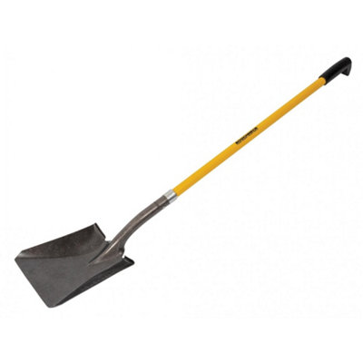 Roughneck Square ShovelLong Handle Multi Colour (One Size) from B&Q
