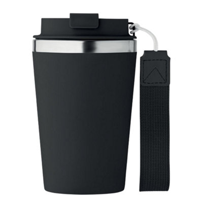 Midocean Topaz Double Wall 350Ml Tumbler Black (One Size) from B&Q