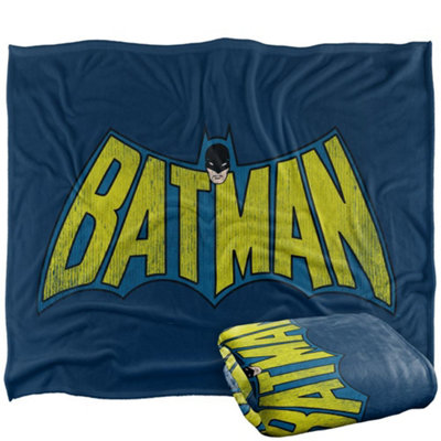 Dc Comics Logo Batman Blanket Multicoloured (One Size) from B&Q