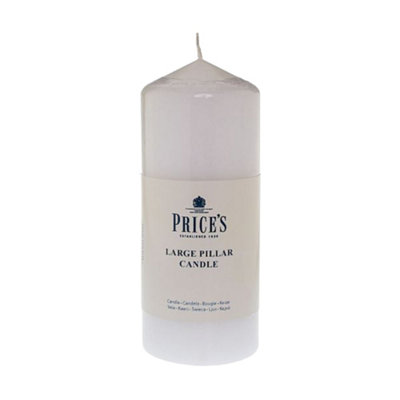 Prices Pillar Candle White 6 - Image 3