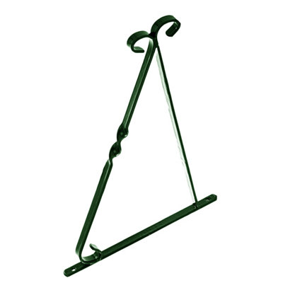  - Leecroft Hanging Basket Brackets Green 15'' One Colour (One Size)