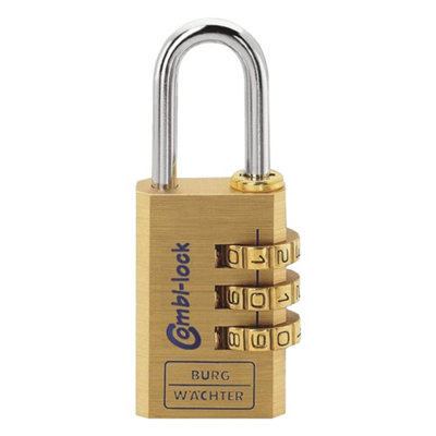  - Burg Wachter Combination Padlock 20mm One Colour (One Size)