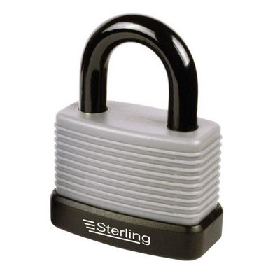 Sterling Weatherproof Padlock 57mm One Colour (One Size) from B&Q