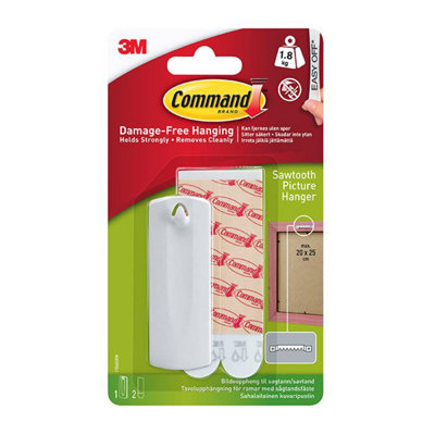 Command 17040 Sawtooth Picture Hanger 1.8Kg One Colour (One Size) from B&Q