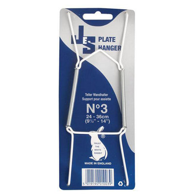 Jes Hanging Plate Wire No 3 (24Cm-36Cm) One Colour (One Size) from B&Q