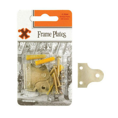  - X Br Frame Plates 31mm 4Pk One Colour (One Size)