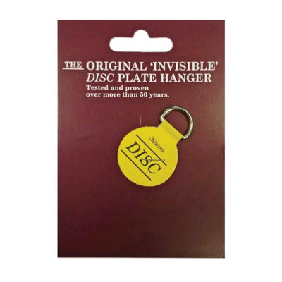 Disc Plate Hanger 30mm One Colour (One Size) from B&Q