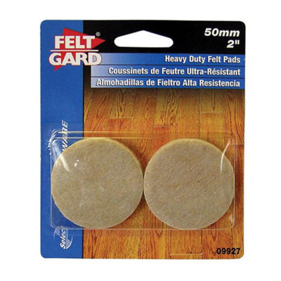 Feltgard Round Pads 50mm 4Pk One Colour (One Size) from B&Q