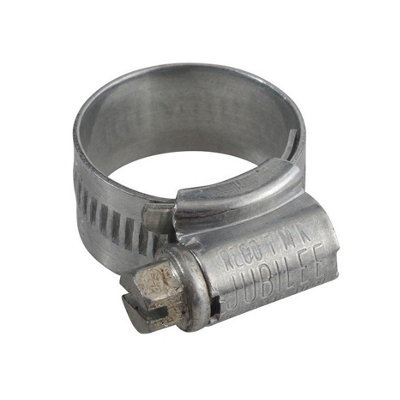 Jubilee Clip 0 Mild Steel 16-22mm 10Pk One Colour (One Size) from B&Q