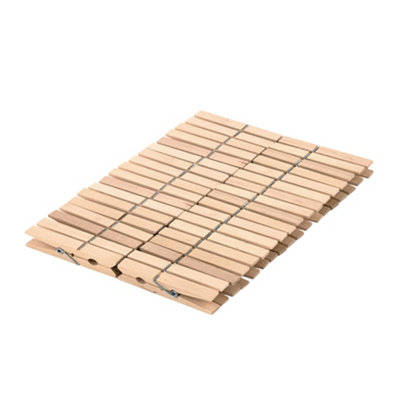 Orwell Wooden Pegs 36Pk One Colour (One Size) from B&Q