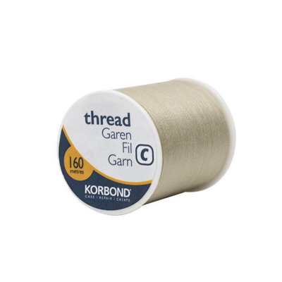 Korbond Polyester Thread Khaki 160M One Colour (One Size) from B&Q
