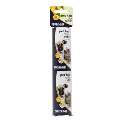 Korbond Pet Lint Roller Refill Fragranced 2Pk One Colour (One Size) from B&Q