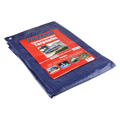 Poly Tarpaulin 2.4 X 3.0M / 8 X 10' One Colour (One Size) from B&Q