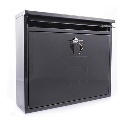  - Sterling Elegance Postbox Black One Colour (One Size)