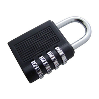 B&Q -  4 Digit Combination Padlock One Colour (One Size)