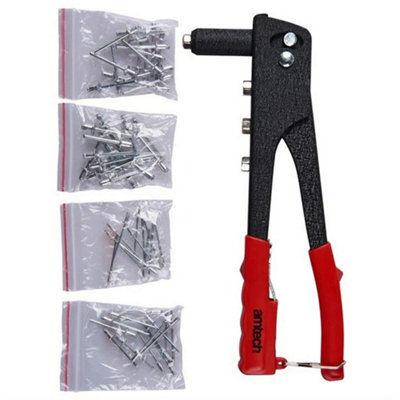 Amtech Rivet Gun With 60 Rivets One Colour (One Size) from B&Q