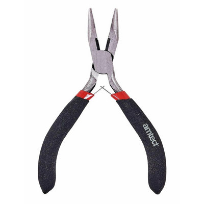Amtech Mini Long Nose Plier With Spring One Colour (One Size)