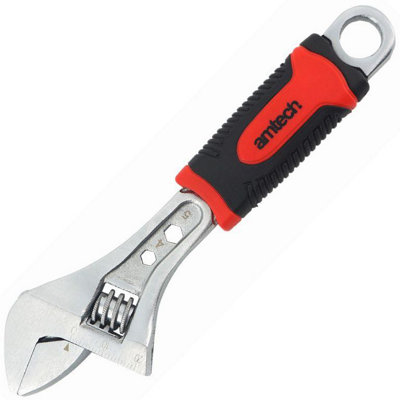Amtech Adjustable Wrench Injected Grip 6'' One Colour (One Size) from B&Q