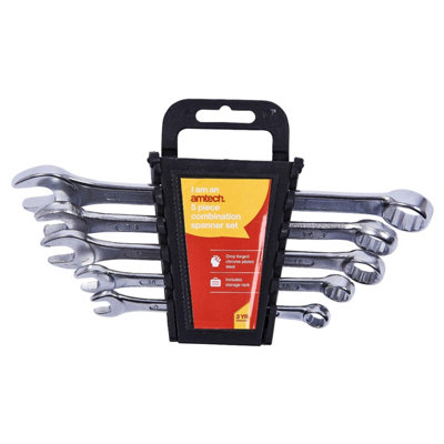 B&Q -  Combination Spanner Set 5Pk One Colour (One Size)
