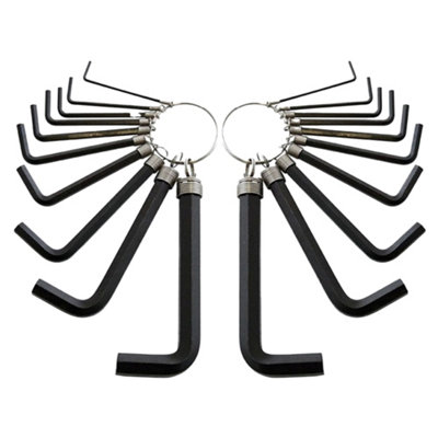 Amtech Hex Key Set & Keyring 20Pk One Colour (One Size) from B&Q