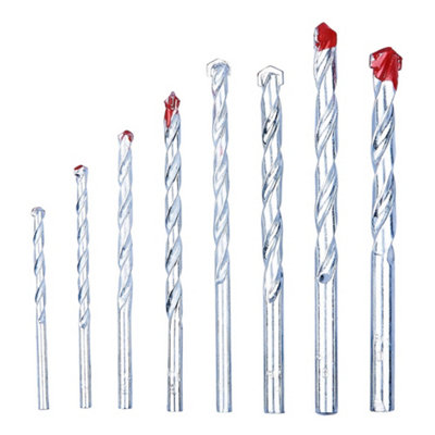 Amtech Masonry Drill Bit Set 8Pk One Colour (One Size) from B&Q