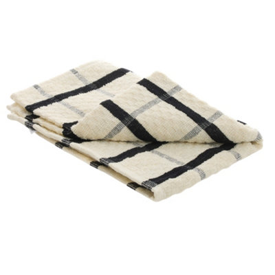 Luxury Waffle Tea Towel One Colour (One Size) from B&Q
