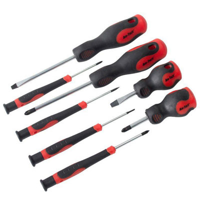 Amtech Screwdriver Set 8Pk One Colour (One Size) from B&Q
