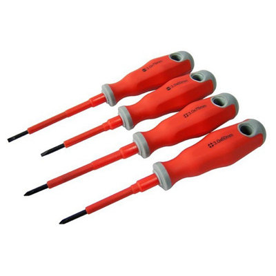 Amtech Screwdriver Set 4Pk One Colour (One Size) from B&Q